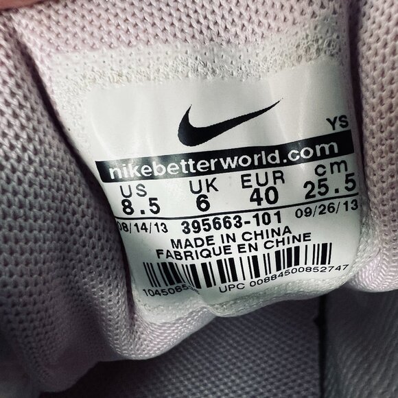 Nike Initiator Shoes Womens‎ Size 8.5 Silver Gray Pink Running 395663 101 - Picture 9 of 9